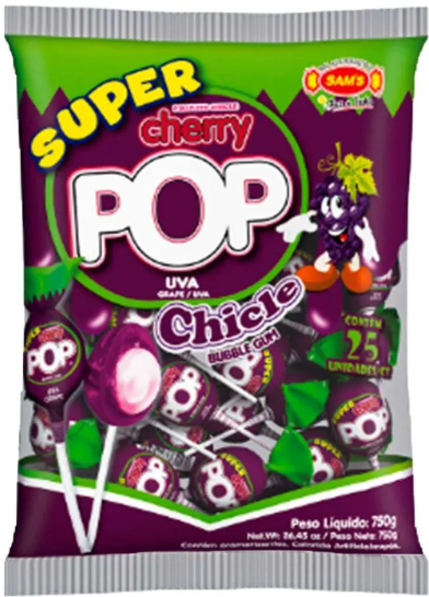 PIRULITO CHERRY POP UVA 50X1