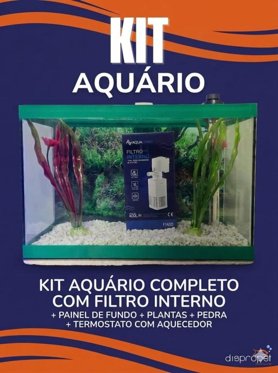 KIT AQUARIO COMPLETO 30CM