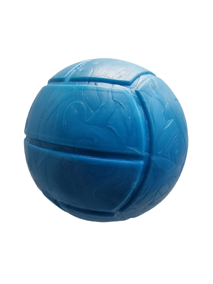 BOLA BORRACHA MACICA LISA GRANDE 100mm 2954 (6) CORES SORTIDAS