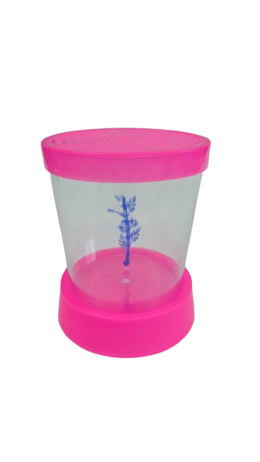 BETEIRA NANO ACRILICO 700ML C/ PLANTA CORES SORTIDAS C/24