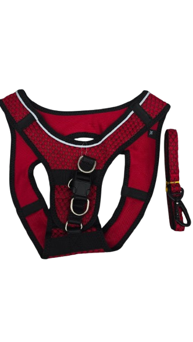 COLETE PEITORAL REFLETIVO COLMEIA VERMELHO LUXO EXTRA GRANDE (XL)