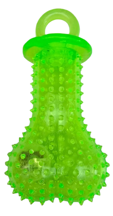 MORDEDOR CHUPETA CORACAO LED COM APITO EL-P417 CORES SORTIDAS