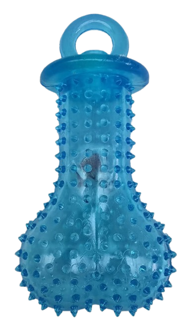 MORDEDOR CHUPETA CORACAO LED COM APITO EL-P417 CORES SORTIDAS