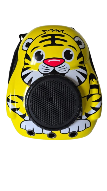 MOCHILA 3D TIGRINHO AMARELA