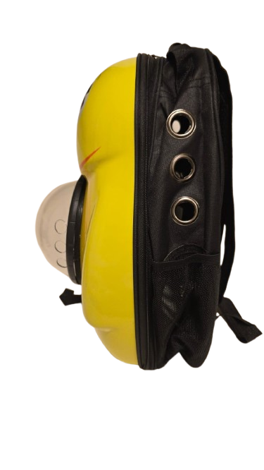 MOCHILA 3D PINGUIM AMARELA