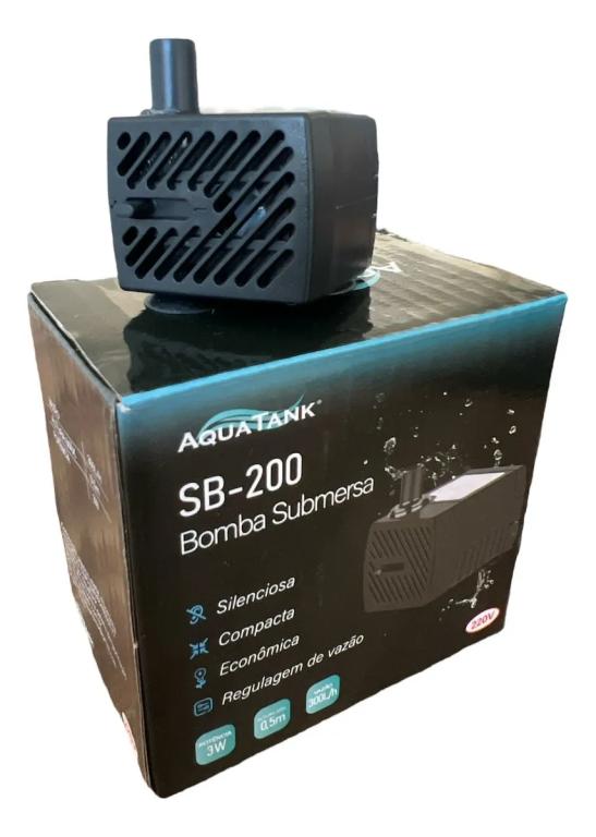 BOMBA P/FONTE SB-200 BIVOLT 300 L/H C/REGULAGEM DE VAZAO