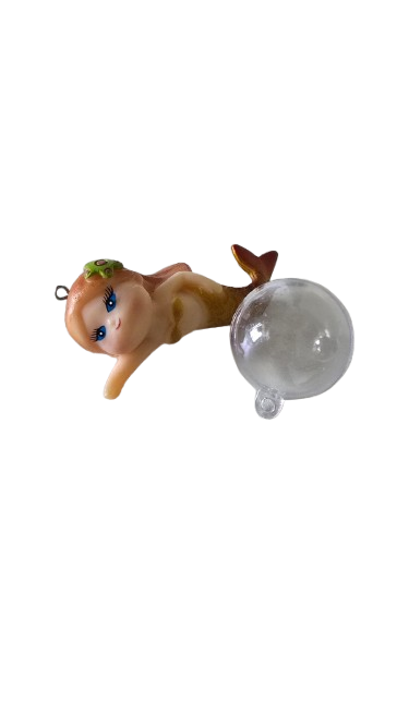 ENFEITE FLUTUANTE SEREIA DEITADA DE LADO COM BOIA CORES VARIADAS