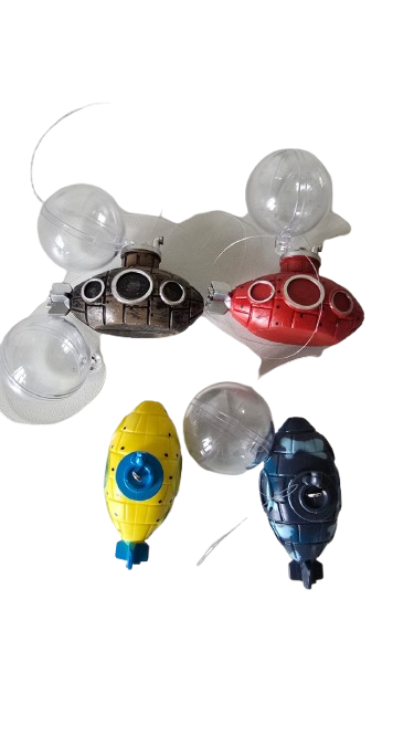 ENFEITE FLUTUANTE SUBMARINO COM BOIA CORES VARIADAS