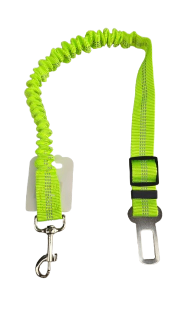 CINTO DE SEGURANCA NYLON COM AMORTECEDOR ELASTICO FLUORESCENTE REFLETIVO