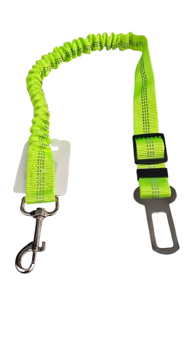 CINTO DE SEGURANCA NYLON COM AMORTECEDOR ELASTICO FLUORESCENTE REFLETIVO