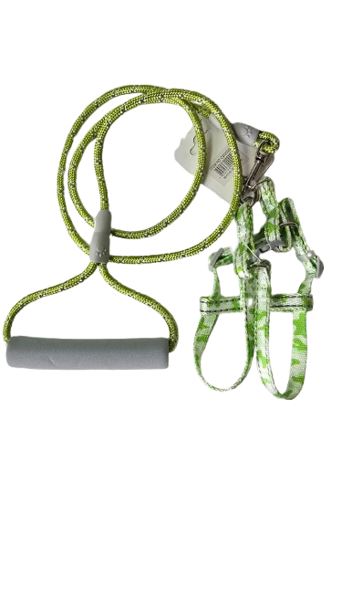 PEITORAL COM GUIA MANOPLA CONFORT VERDE FLUORESCENTE