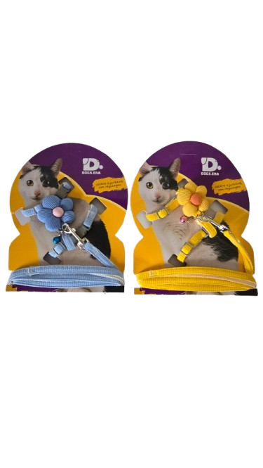 PEITORAL CAT FLORZINHA CORES SORTIDAS C/12 K-33015