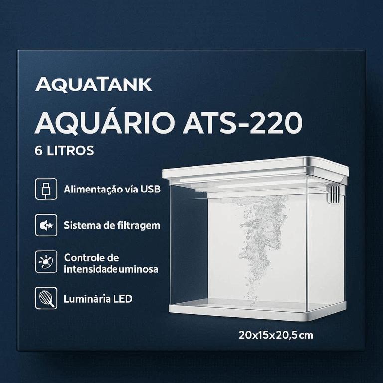 AQUARIO ATS-220 WHYTE AQUATANK USB BIVOLT