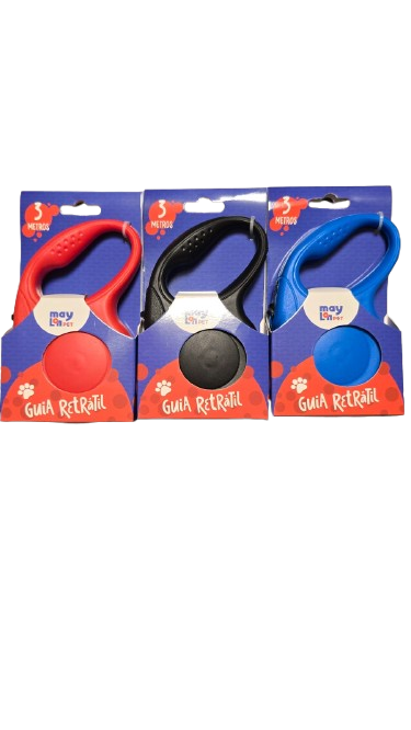 GUIA RETRATIL 3MTS CORES SORTIDAS LMZ
