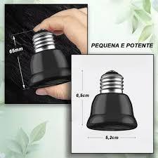 LAMPADA DE AQUECIMENTO MINI CERAMICA INFRAVERMELHA ND-13 PARA RÉPTEIS 60W / 110V PETSAURO