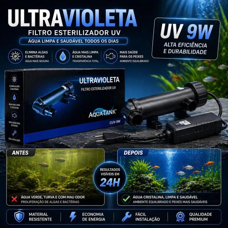 ULTRA VIOLETA CUV-109 / 110V AQUATANK