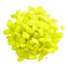 CASCALHO COLORIDO AMARELO FLUORESCENTE 10X1KG