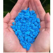 CASCALHO COLORIDO AZUL CLARO 10X1KG