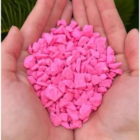 CASCALHO COLORIDO ROSA 10X1KG