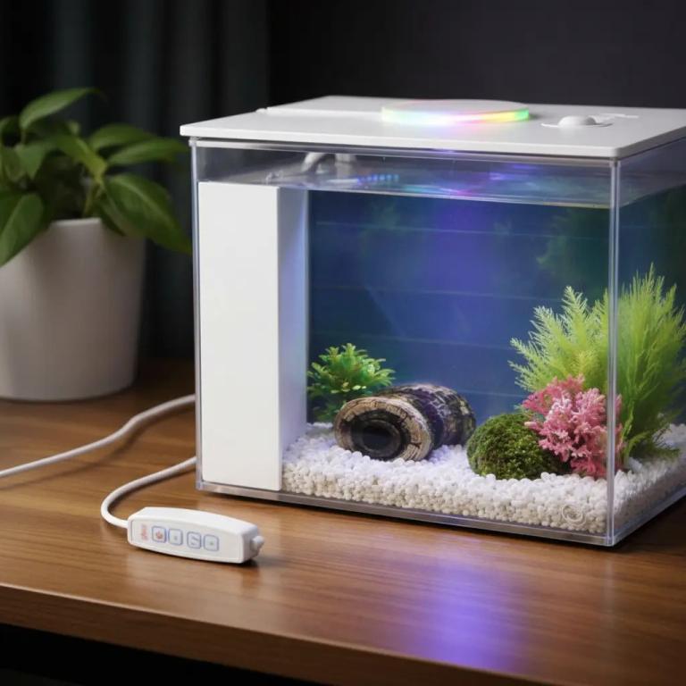 AQUARIO MINI TANK 2 WHYTE BI-VOLT USB FILTRO + LED