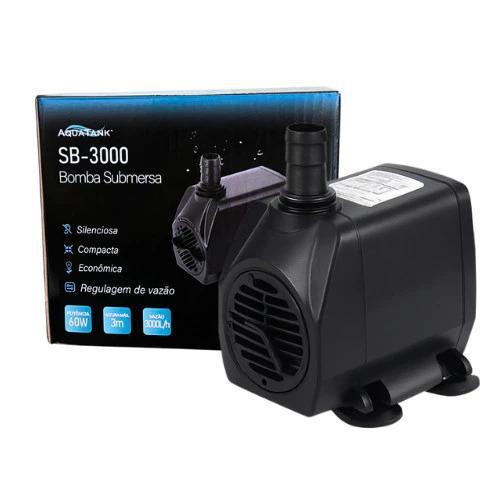BOMBA SUBMERSA RECALQUE SB-3000 60W 3000L/H 220V