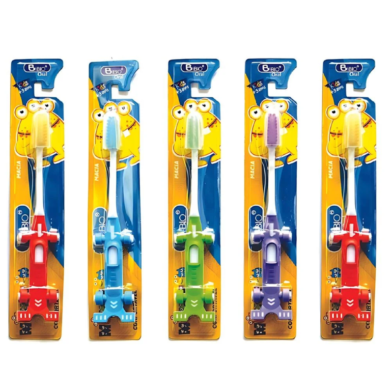 ESCOVA DENTAL - BIO- 110 - INFANTIL CARRINHO