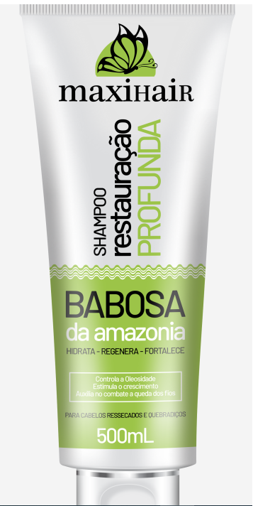 SHAMPOO MAXI HAIR - BABOSA DA AMAZÔNIA - 500ml