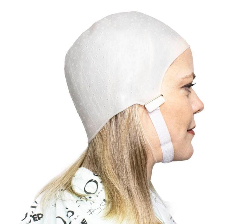 TOUCA DE SILICONE P/ MECHAS C/ ALÇA