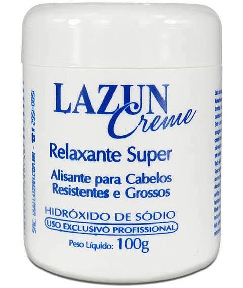 LAZUN CREME RELAX.SUPER BRANCO 100GR AZUL