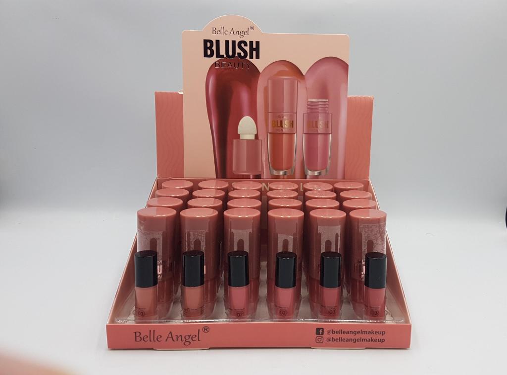BLUSH LIQUIDO BELLE ANGEL BEAUTY CAIXA COM 24