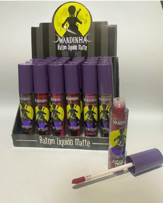 BATOM LIQUIDO MATTE CORES WANDINHA DISPLAY 6 CORES
