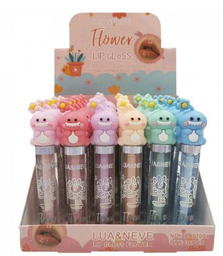 BRILHO LIP GLOSS FLOWER LUA E NEVE LN07004 CX C/36