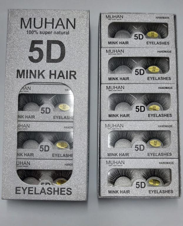 CILIOS POSTIÇOS 5D CAIXA COM 10