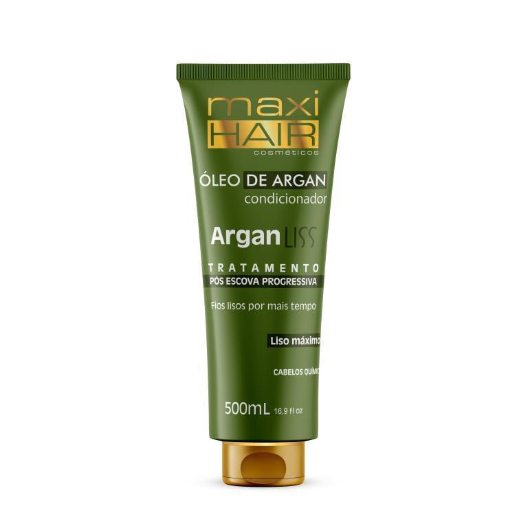 CONDICIONADOR MAXI HAIR - ARGAN LISS PÓS ESCOVA - 500ml