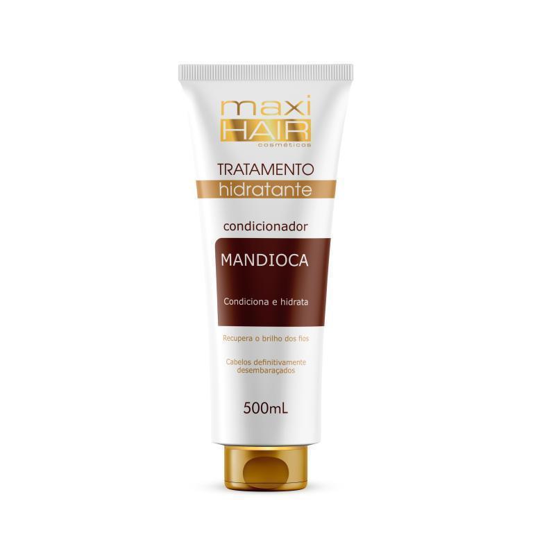 CONDICIONADOR MAXI HAIR - MANDIOCA TRAT. HIDRATANTE - 500ml