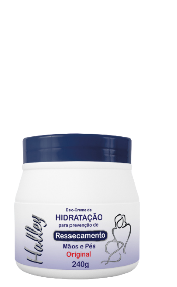 CREME DE HIDRATAÇÃO, PREVENÇÃO DE RESSECAMENTO HALLEY 240g (33500)
