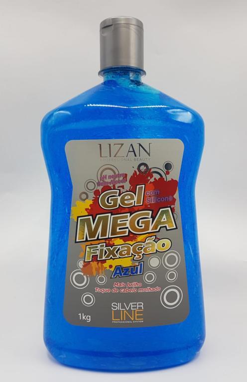 GEL MEGA FIXACAO AZUL 1L