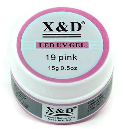 GEL X&D LEND UV GEL 15g 0.5oz - 19 PINK