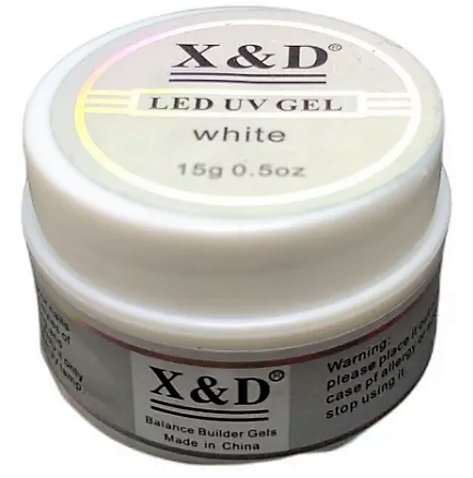 GEL X&D LEND UV GEL 15g 0.5oz - WHITE