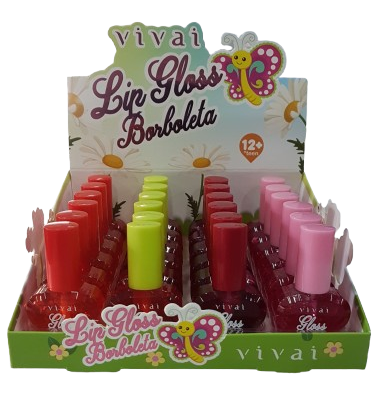 GLOSS BORBOLETINHA VIVAI BOX COM 24