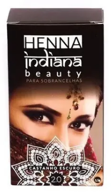 HENNA INDIANA BEAUTY - 2.0 - CASTANHO ESCURO