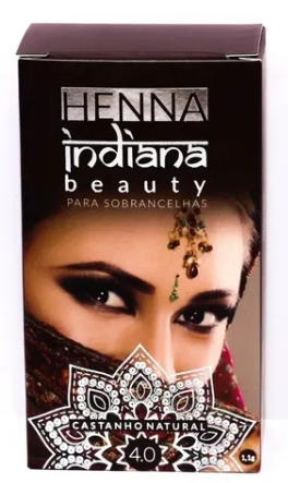 HENNA INDIANA BEAUTY - 4.0 - CASTANHO NATURAL