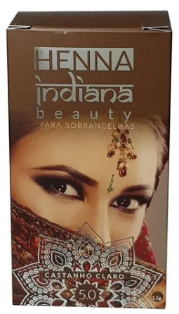 HENNA INDIANA BEAUTY - 5.0 - CASTANHO CLARO