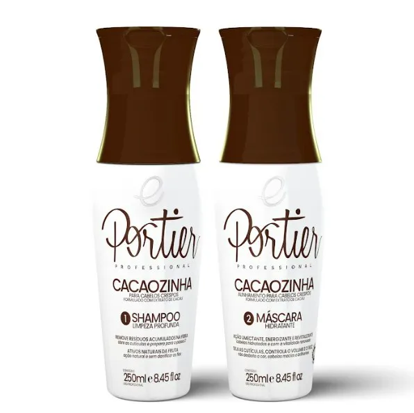 KIT CACAOZINHA ( SHAMPOO + MASCARA ) PORTIER 250ML