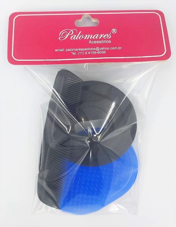 KIT MASCULINO 3 PENTES PATA PATA REDONDA E OVAL, PENTE MASCULINO