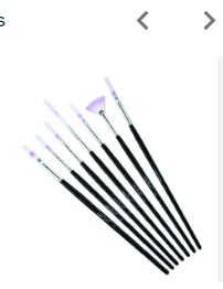 KIT PINCEIS MACRILAN B-706 PARA UNHAS C/ 07