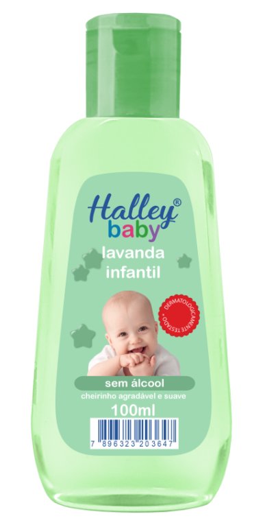 LAVANDA INFANTIL HALLEY BABY 100ml - SEM ALCOOL (036400)