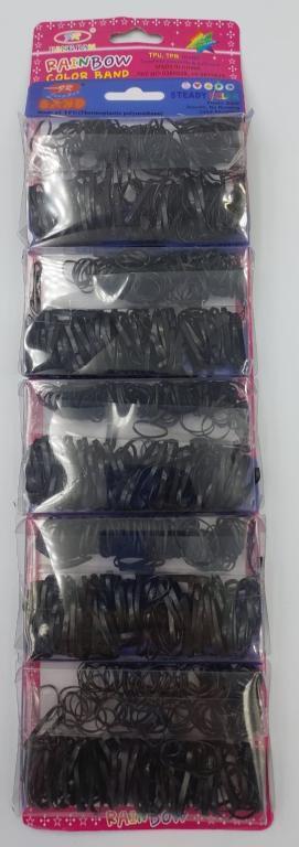 LIGUINHA P/ CABELO CARTELA PRETA