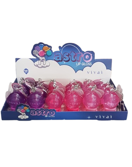 LIP GLOSS ASTRO GLITTER MAGICO CAIXA COM 24
