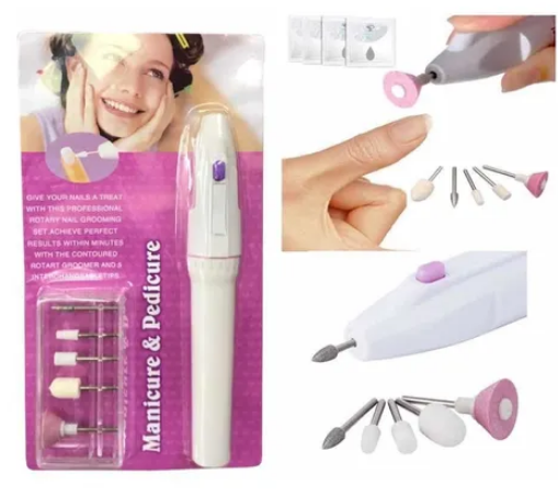 LIXADOR DE UNHAS ELETRICO MANICURE BELEZA PROFISSIONAL LIXA UNHAS